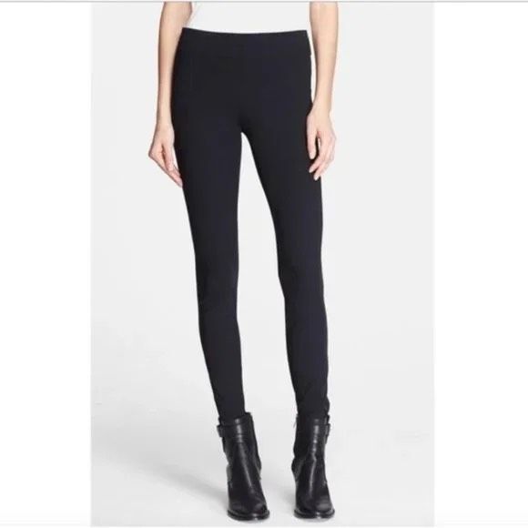 $5/$25 Helmut Lang Low Rise USA Made Ponte Pant Leggings Size P Small - Picture 1 of 8